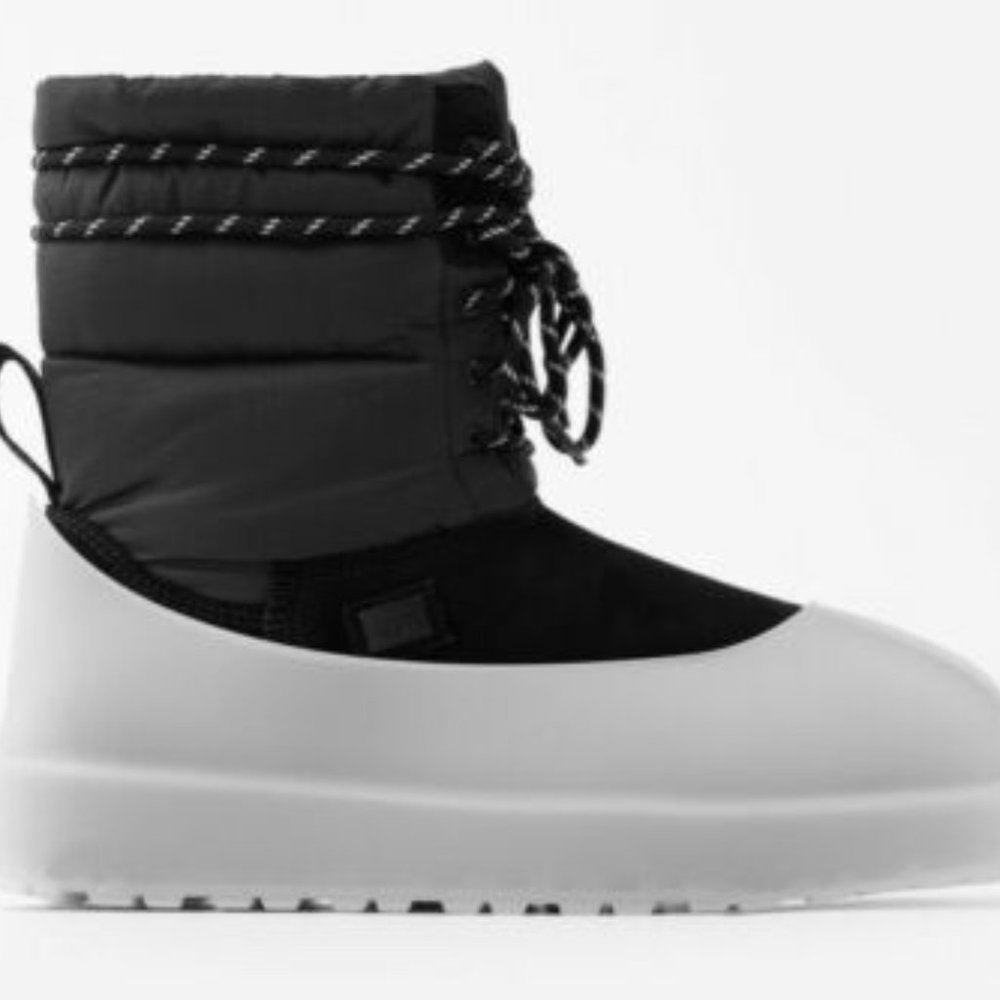 BRAND NEW UGG X STAMPD BLACK BOOTS WITH SHOE GUARD